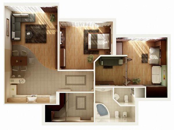 10 4 - Mẫu thiết kế nội thất chung cư hai phòng ngủ (P2) | BẢO TRÌ F24