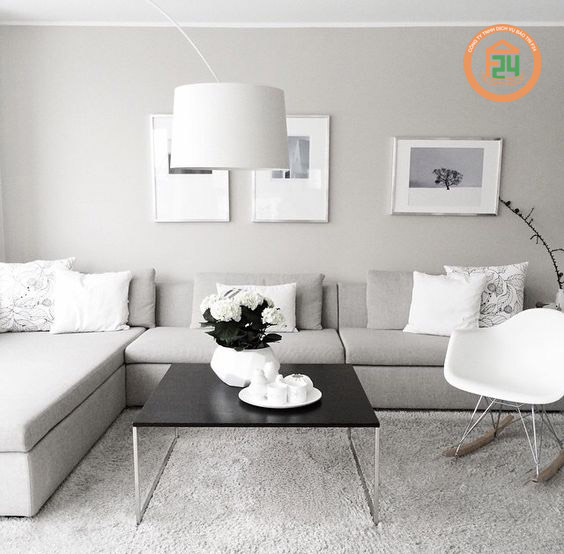 125 2 - Thiết kế nội thất phòng khách chung cư với những gam màu ưa chuộng