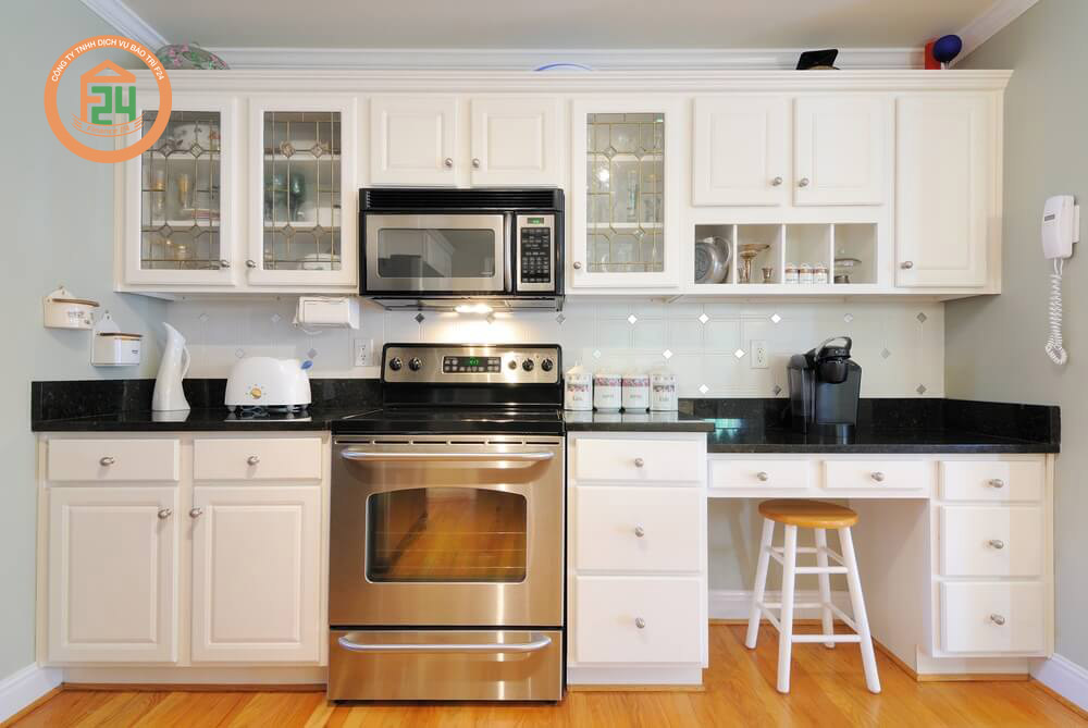 Trang trí nhà bếp phải chú trọng việc sắp xếp nội thất hợp lý