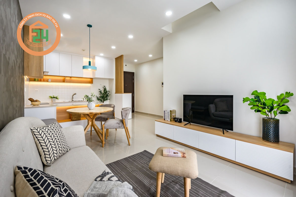 217 - Ý tưởng cho thiết kế nội thất phòng khách chung cư nhỏ - tiện ích