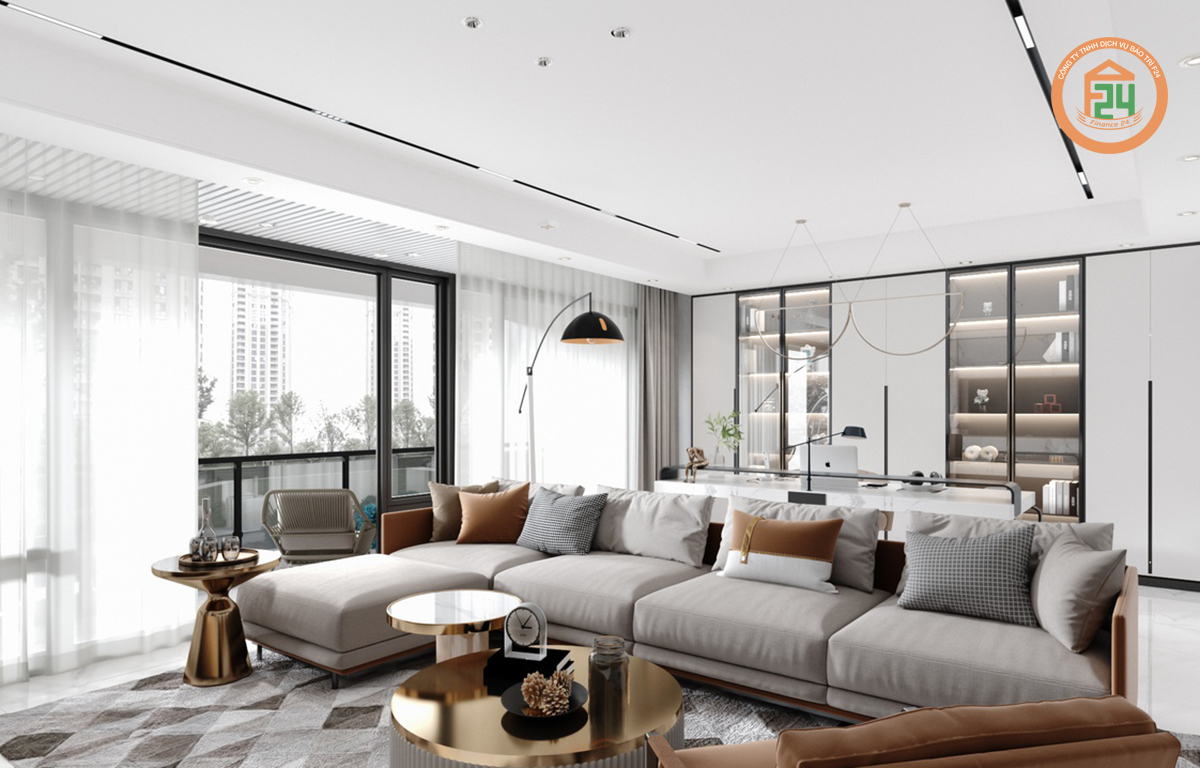 23 2 - Mẫu nội thất đẹp phòng khách được ưa chuộng 2021 | BẢO TRÌ F24