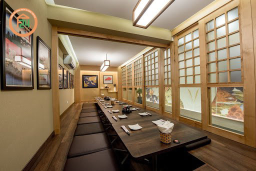 thiết kế nội thất nhà hàng Nhật cao cấp