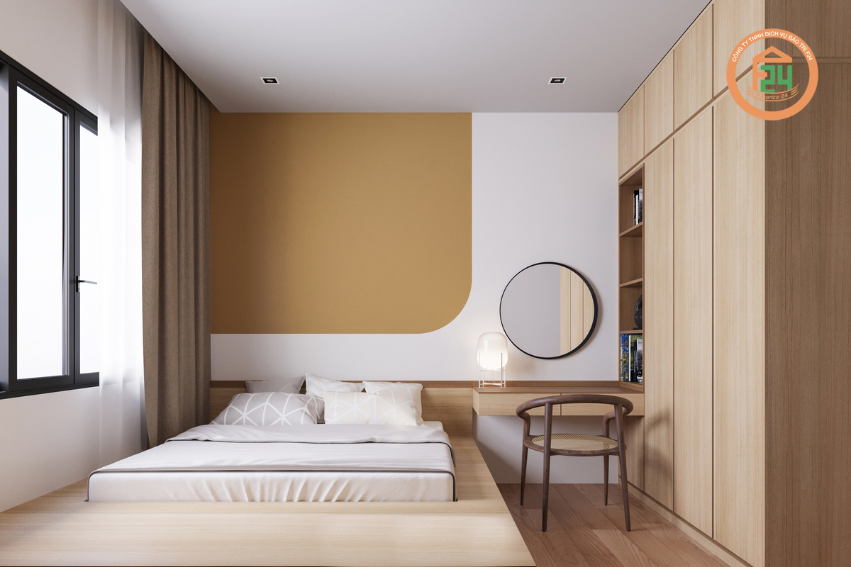 53 - Mẫu thiết kế nội thất căn hộ 2 phòng ngủ theo đa dạng phong cách