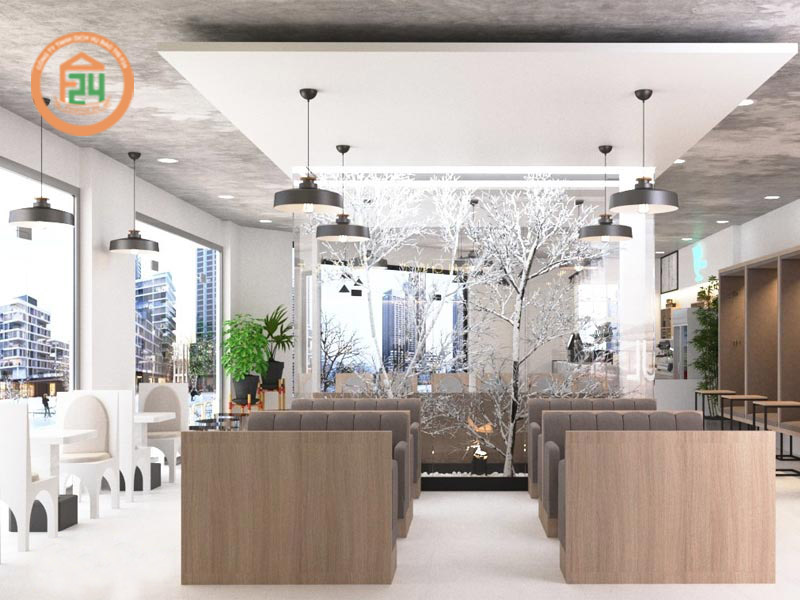 70 3 - Ý tưởng thiết kế nội thất quán cafe đẹp hơn bao giờ hết | BẢO TRÌ F24