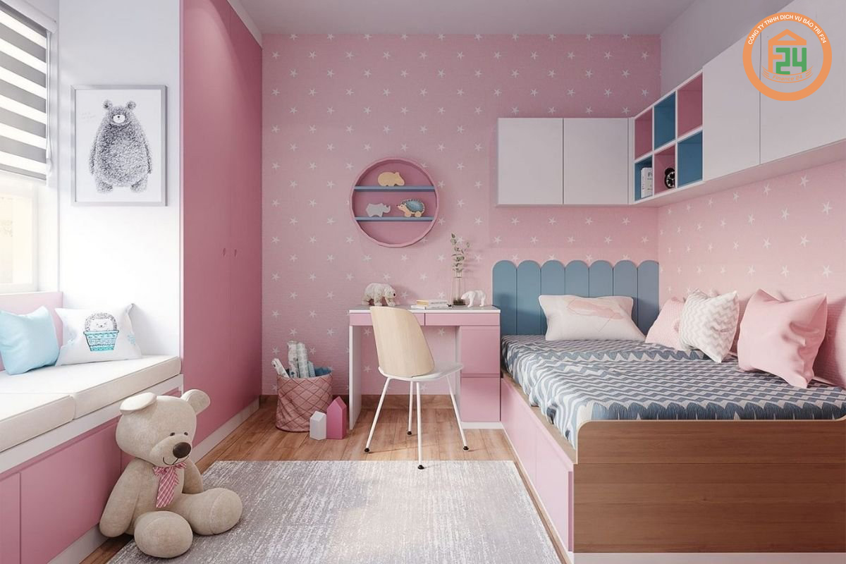 97 1 - Những mẫu nội thất phòng ngủ hiện đại cho trẻ em với thiết kế thân thiện.