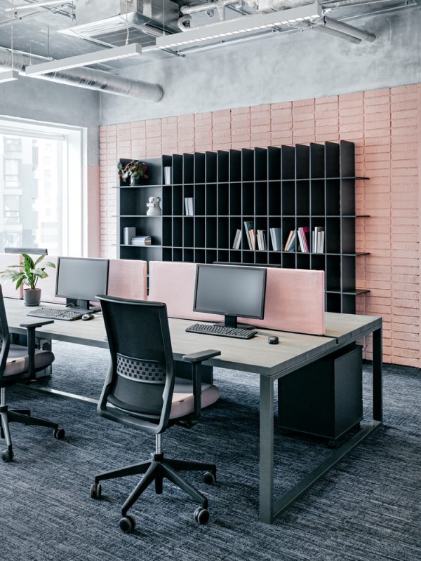 92 - Mẫu thiết kế nội thất văn phòng tại TPHCM với tone màu cam
