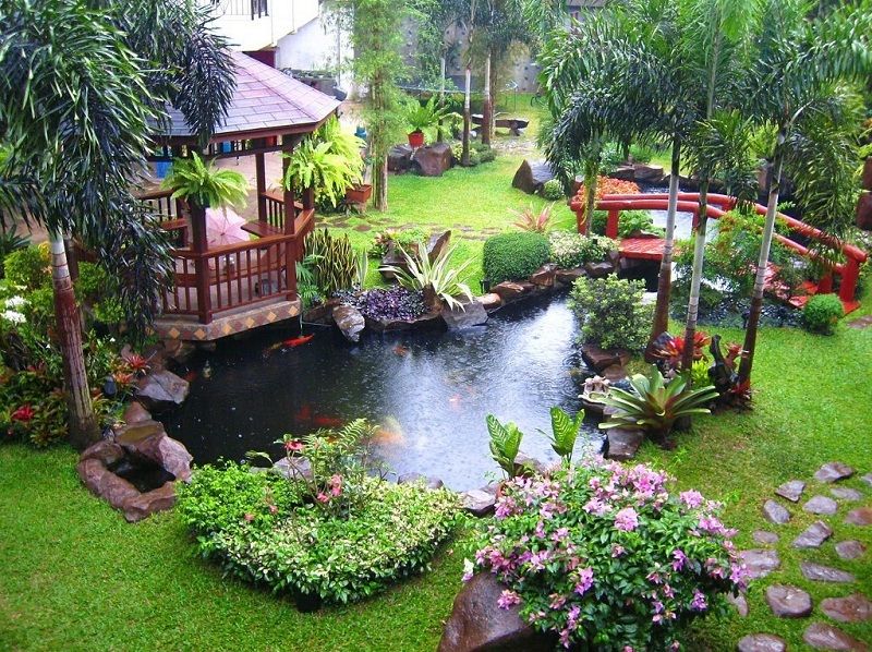 nha san vuon - Những Lưu Ý Về Phong Thủy Khi Chọn Thiết Kế Nhà Vườn