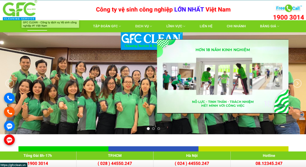 GFC CLEAN – Công ty vệ sinh công nghiệp lớn nhất Việt Nam
