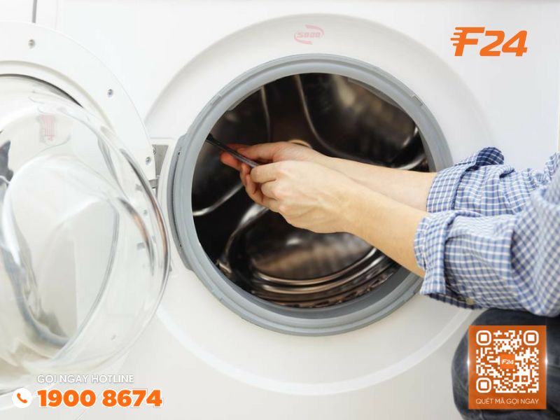 Quy trình thực hiện dịch vụ sửa máy giặt quận 12 của F24 